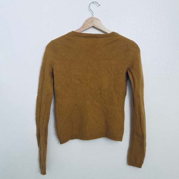 Ellen Tracy Golden Cashmere Sweater 100%Cashmere - Picture 5 of 7